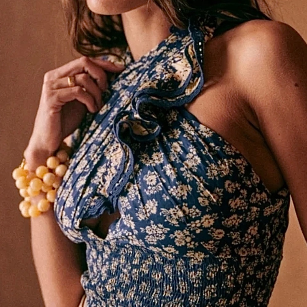 Sezane Arabelle Top Cara Mix Print - Size 32 - Picture 3 of 4